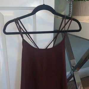 Maroon Flowy Dress Top